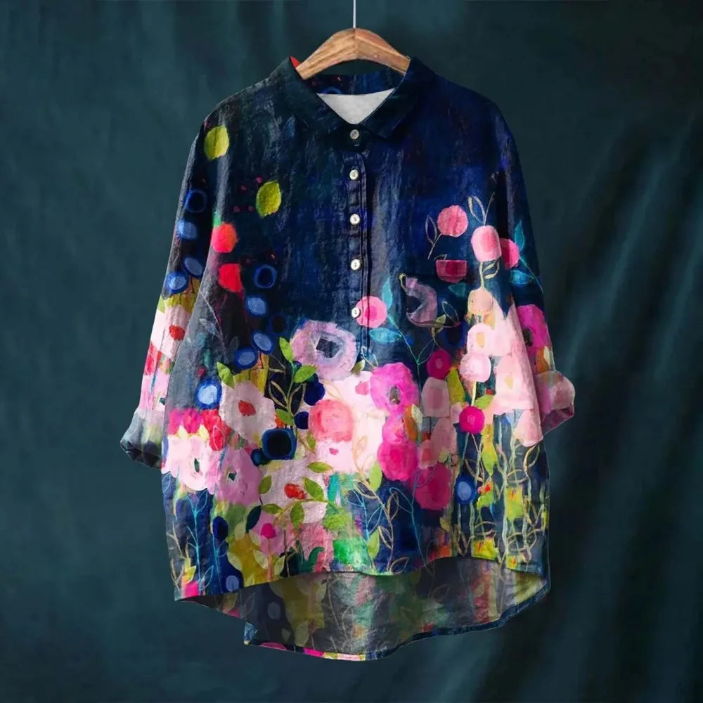 Rosie- VINTAGE FLORAL BLOUSE